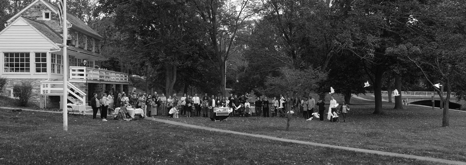 Dove release at an Infant Loss Ceremony