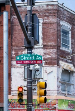 New street sign. Image of the new street sign.